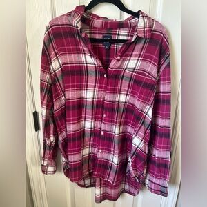 Women’s GAP Button Up Plaid Flannel